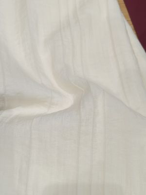 71GSM Satin Clothing Fabric Vertical Striped Soft Tulle Fabric 31% Nylon 69% Tencel