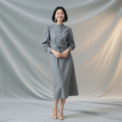 Breathable Office Wear Fabric 32% Nylon 68% Cotton 150GSM Winter Clothing Fabrics