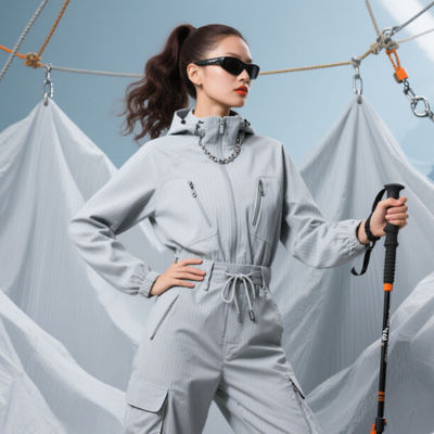 3/3 트와일 폴리에스터 천 245GSM 화물 바지 천 편안