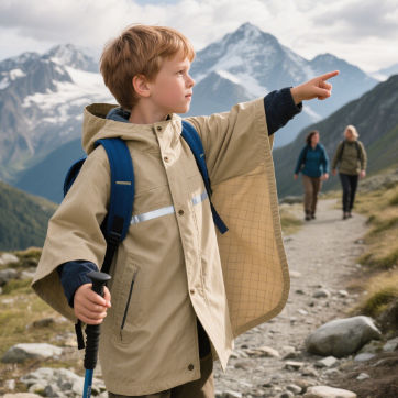 Waterproof 100 Polyester Fabric 47GSM Cape Fabric Breathable For Children