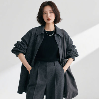 پارچه لباس سبک سیاه 100٪ پلی استر پارچه لباس سبک 85GSM