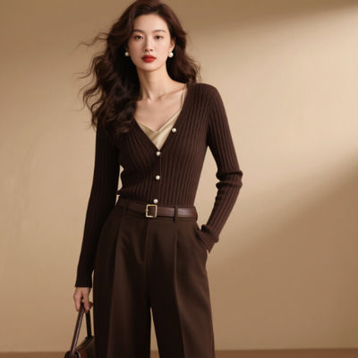 Casual Polyester Clothing Fabric 85% Polyester 15% Copper Ammonia Loose Fabric 114GSM