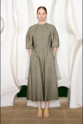 Lightweight Environmentally Friendly Fabric 154GSM Summer Clothes Fabric 89% Polyester 11% ECOGRASS