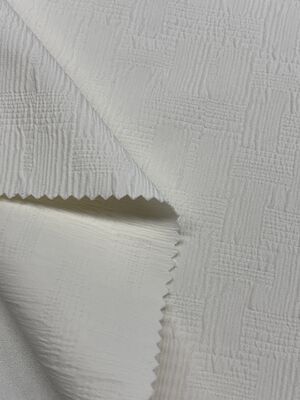 Artistic Weaving Texture Polyester Jacquard Fabric 130CM Width 175G Weight for Spring and Autumn Apparel
