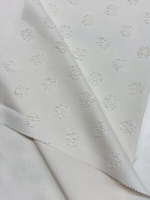 Spring And Autumn New Style 65% Polyester 35% Cotton Artistic Wave Dot Fringe Jacquard Fabric 152CM 148G/M ²