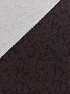 100% Polyester Spring And Summer New Style Artistic Leaf Jacquard Fabric 129CM 168G/M ²