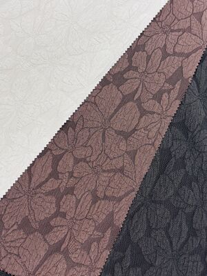 100% Polyester Spring And Summer New Style Artistic Leaf Jacquard Fabric 129CM 168G/M ²