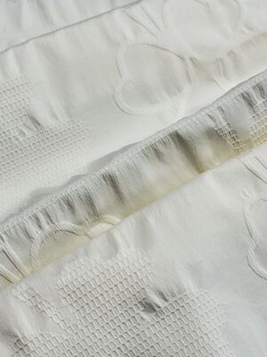 100% Polyester Spring/summer New Product 130g/m ² 132cm Lucky Clover Jacquard Fabric