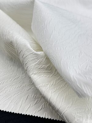 100% polyester 175g/m ² 130cm spring and summer new product wrinkled texture jacquard fabric