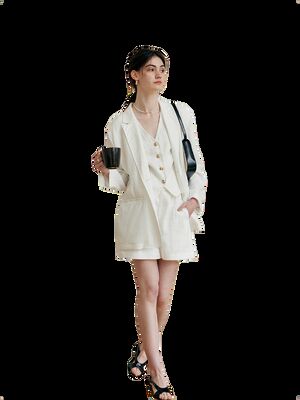 80% Human Silk 20% Linen 170g/m ² 140CM Spring And Summer New Product Light Luxury Linen Blended Fabric