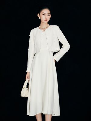 78% Acetic Acid 17% Tencel 5% Flax Spring And Autumn New Product Light Luxury Smooth Acetic Acid Fabric