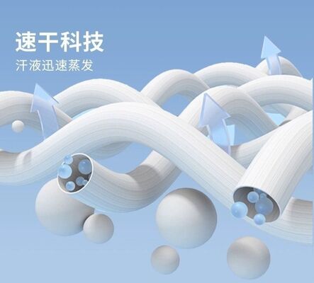 Summer Hot Respiratory Membrane -2362A 100% Polyester Fiber 145-147cm 160 ± 5g Sports Breathable Set