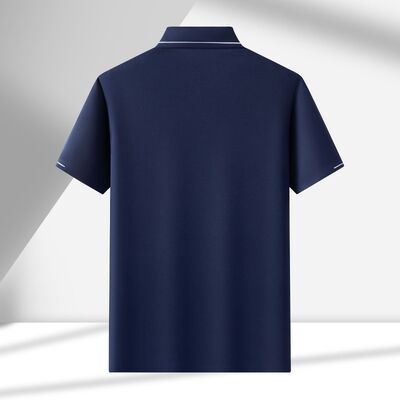 1260  Spring And Summer Hot Item 210G  94% Polyester Fiber And 6% Spandex Fiber Breathable UV Resistant POLO Shirt, Fashionable T-shirt For Men 