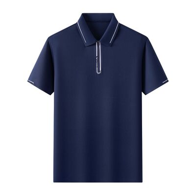 1260  Spring And Summer Hot Item 210G  94% Polyester Fiber And 6% Spandex Fiber Breathable UV Resistant POLO Shirt, Fashionable T-shirt For Men 