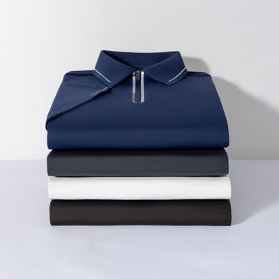 1260  Spring And Summer Hot Item 210G  94% Polyester Fiber And 6% Spandex Fiber Breathable UV Resistant POLO Shirt, Fashionable T-shirt For Men 