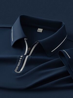 1260  Spring And Summer Hot Item 210G  94% Polyester Fiber And 6% Spandex Fiber Breathable UV Resistant POLO Shirt, Fashionable T-shirt For Men 