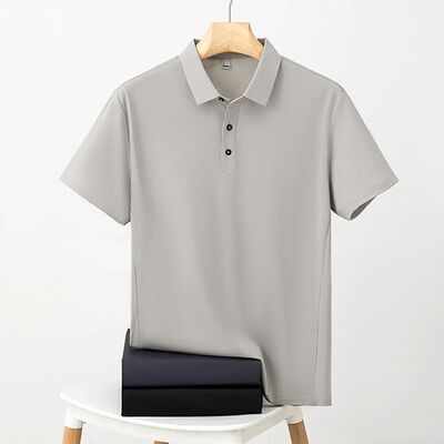 1336  Summer Hot Item 170G 80% Nylon 20% Spandex Fashionable Men's Ice Silk Outdoor T-shirt