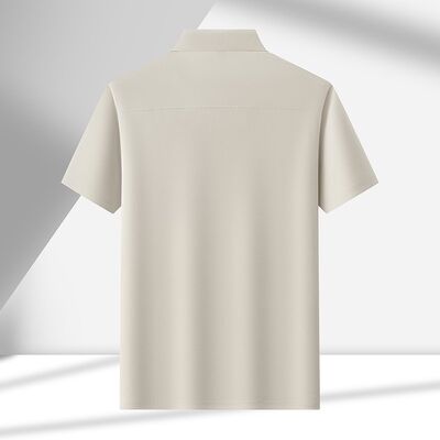 1730 Summer Hot Item 170g 89% Nylon 11% Spandex Fashionable Versatile Men's Polo Shirt