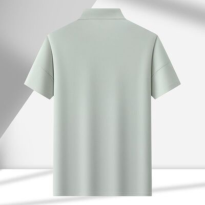 1757 Summer Hot Item 170g 89% Nylon 11% Spandex Ice Breathable Men's Polo Shirt