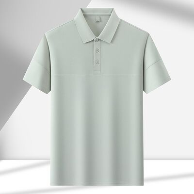 1757 Summer Hot Item 170g 89% Nylon 11% Spandex Ice Breathable Men's Polo Shirt