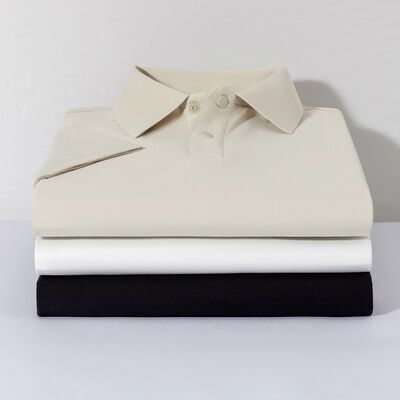 1723 Summer Hot Item 170g 89% Nylon 11% Spandex Men's Fashionable Ice Silk Outdoor Versatile Grid T-shirt