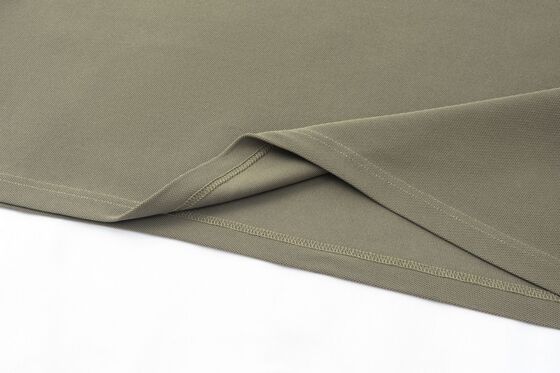 2177 summer hot item 200g 100% polyester fiber imitation cotton round bead moisture wicking men's T-shirt