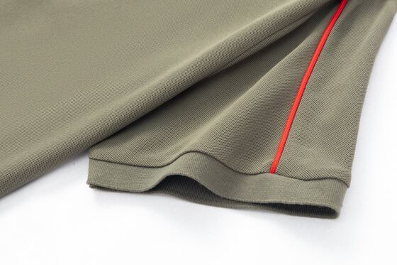 2177 summer hot item 200g 100% polyester fiber imitation cotton round bead moisture wicking men's T-shirt