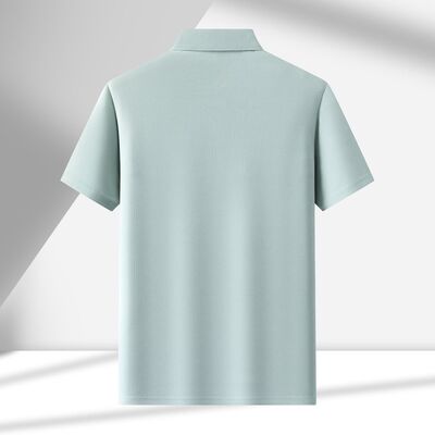 2185 Summer Hot Item 200g 100% Polyester Fiber
First Line Removal Of Labels, Fashionable And Simple Splicing POLO Shirt