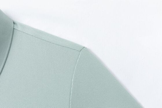 2182 Summer Hot Item 200g 100% Polyester Fiber Polo Shirt Octagonal Bead Men's Short Sleeved Shirt