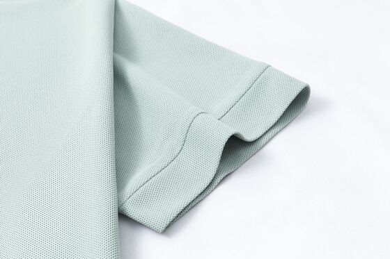 2182 Summer Hot Item 200g 100% Polyester Fiber Polo Shirt Octagonal Bead Men's Short Sleeved Shirt