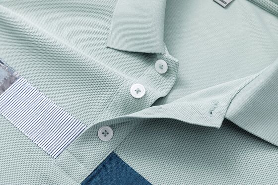 2185 Summer Hot Item 200g 100% Polyester Fiber
First Line Removal Of Labels, Fashionable And Simple Splicing POLO Shirt