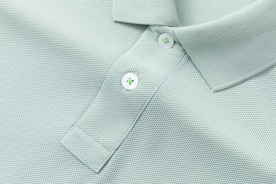 2182 Summer Hot Item 200g 100% Polyester Fiber Polo Shirt Octagonal Bead Men's Short Sleeved Shirt