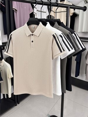 2192 Summer Hot Item 200g 100% Polyester Fiber Cotton polo shirt men's top