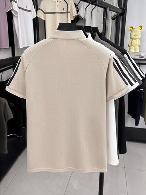 2192 Summer Hot Item 200g 100% Polyester Fiber Cotton polo shirt men's top