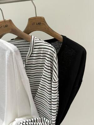 2026 Fainéantise 37% Polyester 30% Coton 28% Lyocell Fibre 2% Soie Paris Mode Top à col en V
