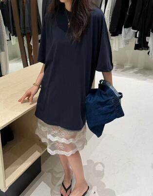 68% cotton 32% spandex casual breathable comfortable oversized loose fit T-shirt