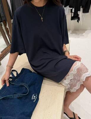 68% cotton 32% spandex casual breathable comfortable oversized loose fit T-shirt