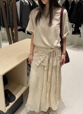 68% cotton 32% spandex casual breathable comfortable oversized loose fit T-shirt