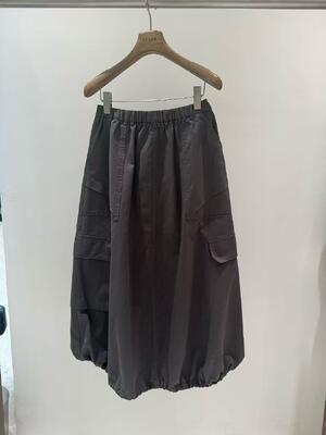 100% pure cotton high breathable clothing dyed cotton twill skirt - deep indigo loose fitting workwear practical skirt