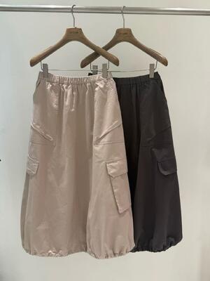 100% pure cotton high breathable clothing dyed cotton twill skirt - deep indigo loose fitting workwear practical skirt