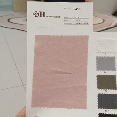 5456 95% Tencel 5% Linen High end Breathable and Non deformable Blended Fashion Fabric