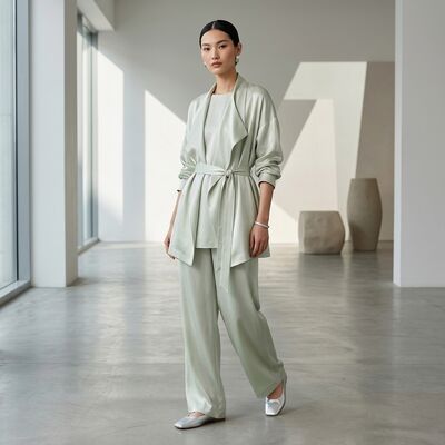9018 New 50% Polyester 50% Viscose Blended Fabric - Soft, Draping, Wrinkle-resistant, Breathable Fashion Dress & Shirt Material