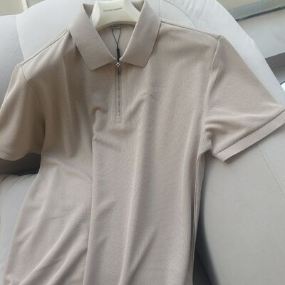 7101 Style 100% Polyester Bird Eye Pique Mesh Shirt, Breathable Quick Dry Anti-wrinkle Casual Lapel Shirt for Men Daily Business Outfit