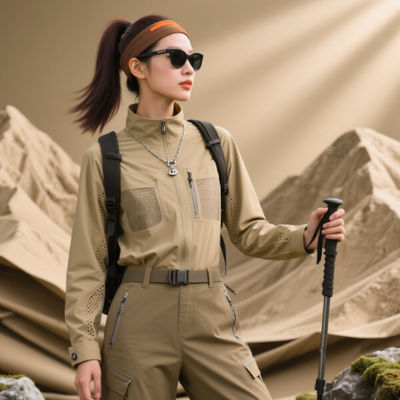 300D Hiking Fabric 200GSM Polyester And Spandex Fabric Comfortable , Wear Resistant And Easy To Care For
