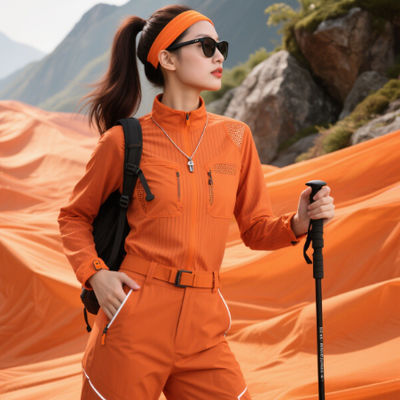 110GSM Outdoor Waterproof Fabric 150CM Width Athletic Wear Fabric