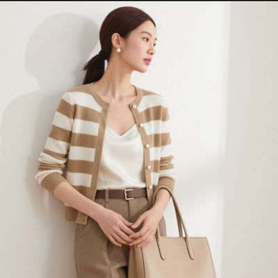 Yellow / White Woven Outdoor Fabric 88GSM Lightweight Jacket Fabric