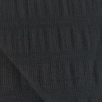 Black Lightweight Clothing Fabric 100% Polyester Lightweight Apparel Fabric 85GSM