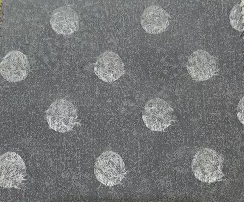 Commuter Woven Shirt Fabric 132GSM 65% Polyester Fiber 35% Cotton Black And White Polka Dot Fabric
