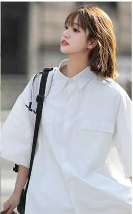 Summer New 100% Polyester 145-147cm Comfortable And Dry Shirt