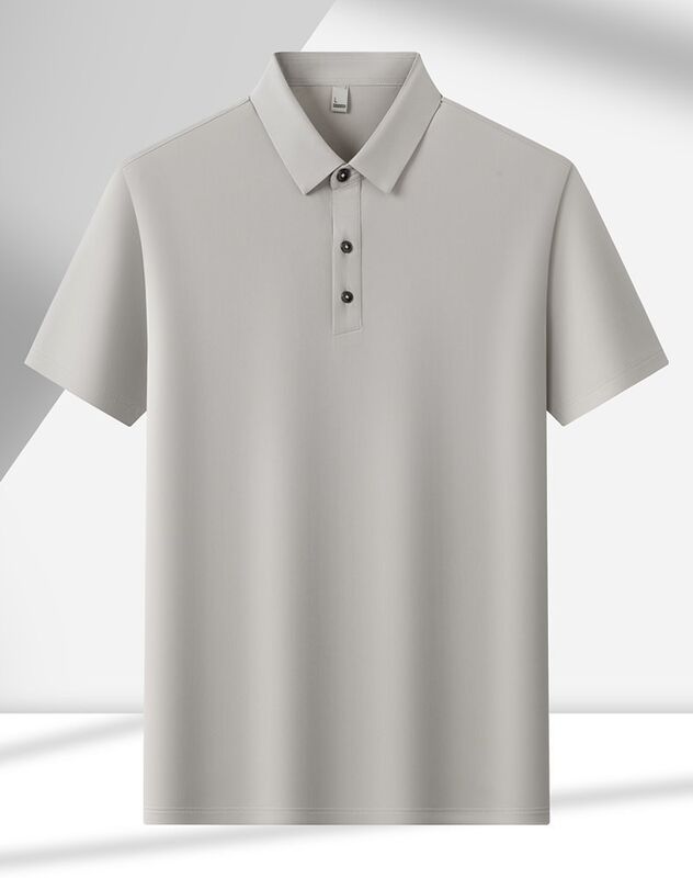 1336  Summer Hot Item 170G 80% Nylon 20% Spandex Fashionable Men's Ice Silk Outdoor T-shirt